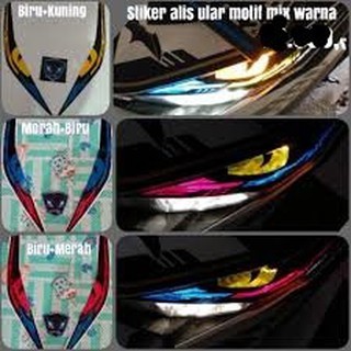 sticker stiker  alis warna mix lampu  motor  vario thn 2021 