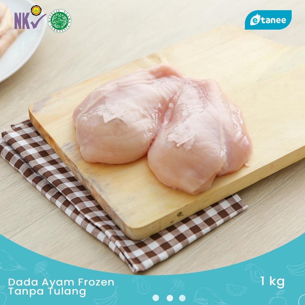 

etanee Fillet Dada / Dada Ayam Frozen Tanpa Tulang 1Kg