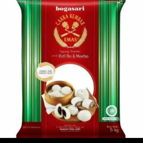

[[BISA COD]] TEPUNG TERIGU CAKRA KEMBAR EMAS UNTUK ROTI DAN PAO 5 KG