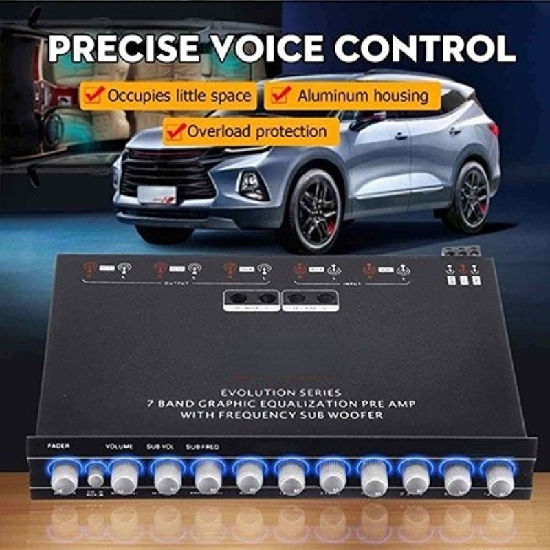 Preamp Parametric Equalizer Karaoke Mobil  Bluetooth USB Karaoke Pre Amp Equalizer