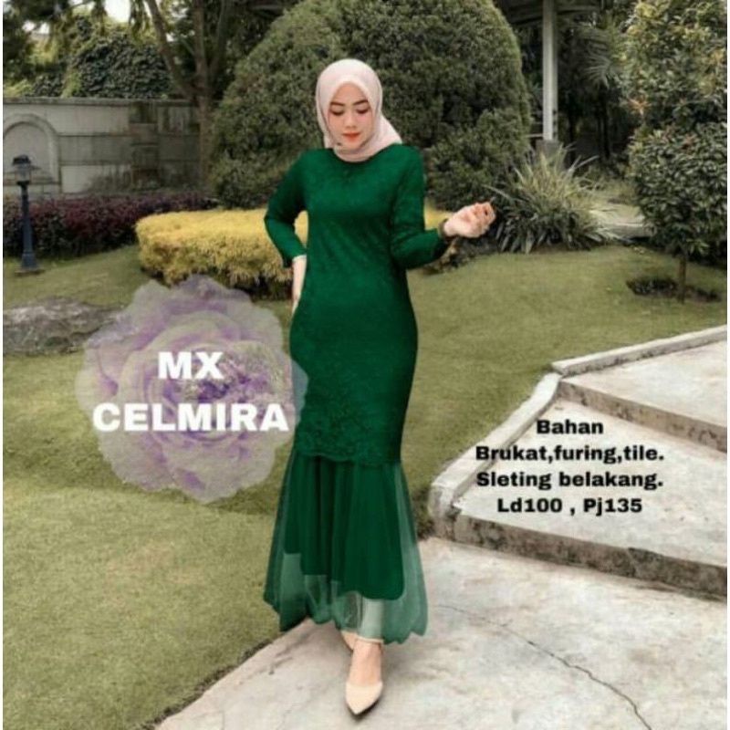 GAMIS DUYUNG CELMIRA / GAMIS BRUKAT DUYUNG / GAMIS BRUKAT / GAMIS  / DRESS DUYUNG  / BRUKAT DUYUNG /