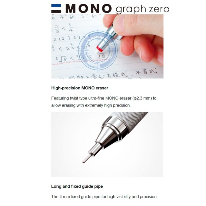 

Aman Pensil Mekanik Tombow Mono / Mechanical Pencil Metal Grip 0.5Mm Terlaris