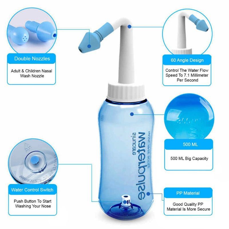 Waterpulse Nasal Wash Alat Cuci Hidung Sinus / Pembersih Virus dan Bakteri Original