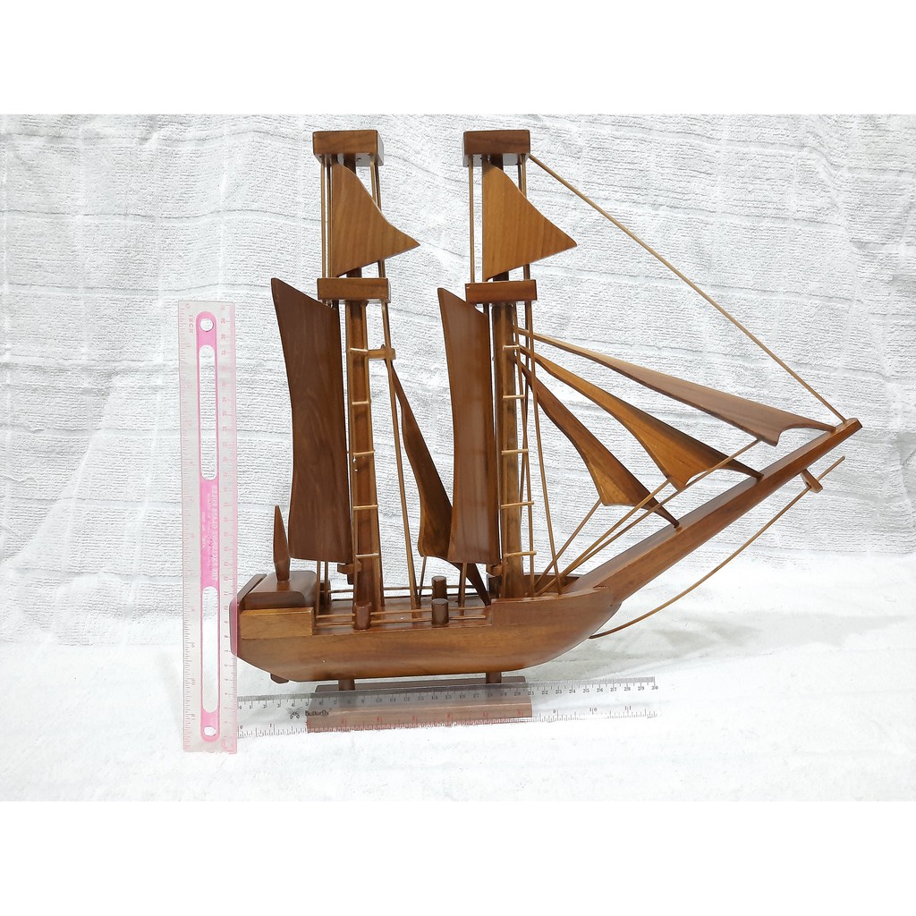 Miniatur Kapal Phinisi Kayu Jati Jumbo