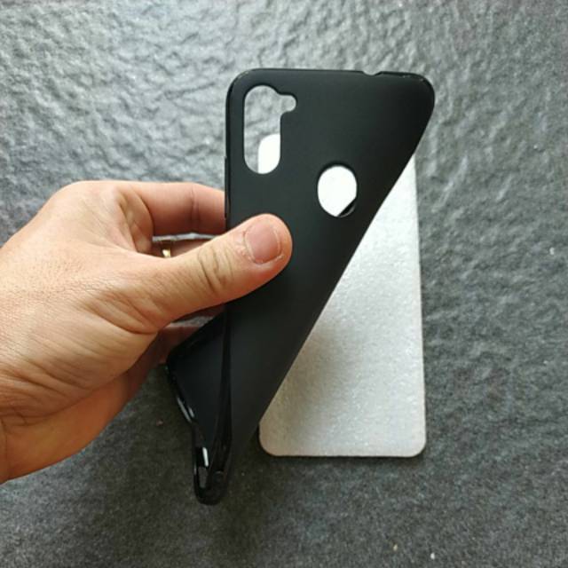 SAMSUNG A11 karet softcase silikon karet hitam mantap murah meriah