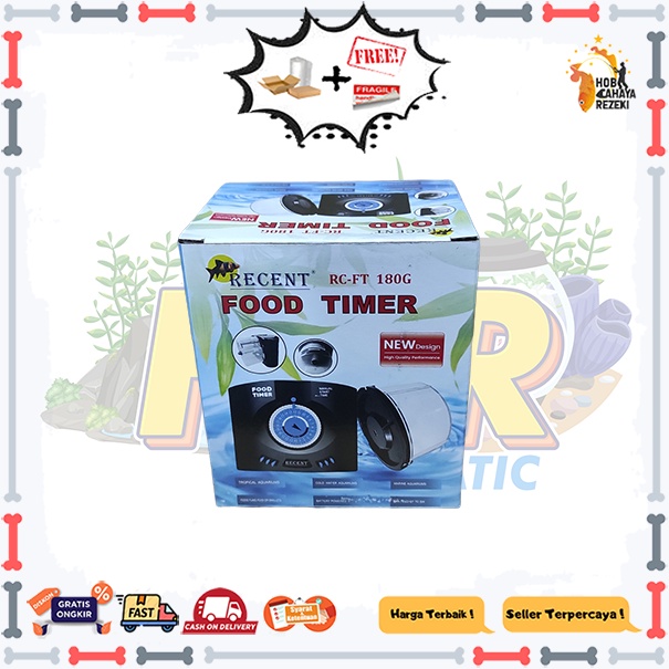 Pakan Otomatis FOOD TIMER RECENT RC-FT 180g & WARMTONE WT 180A
