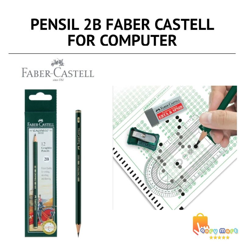 

PENSIL 2B FABER CASTELL FOR COMPUTER