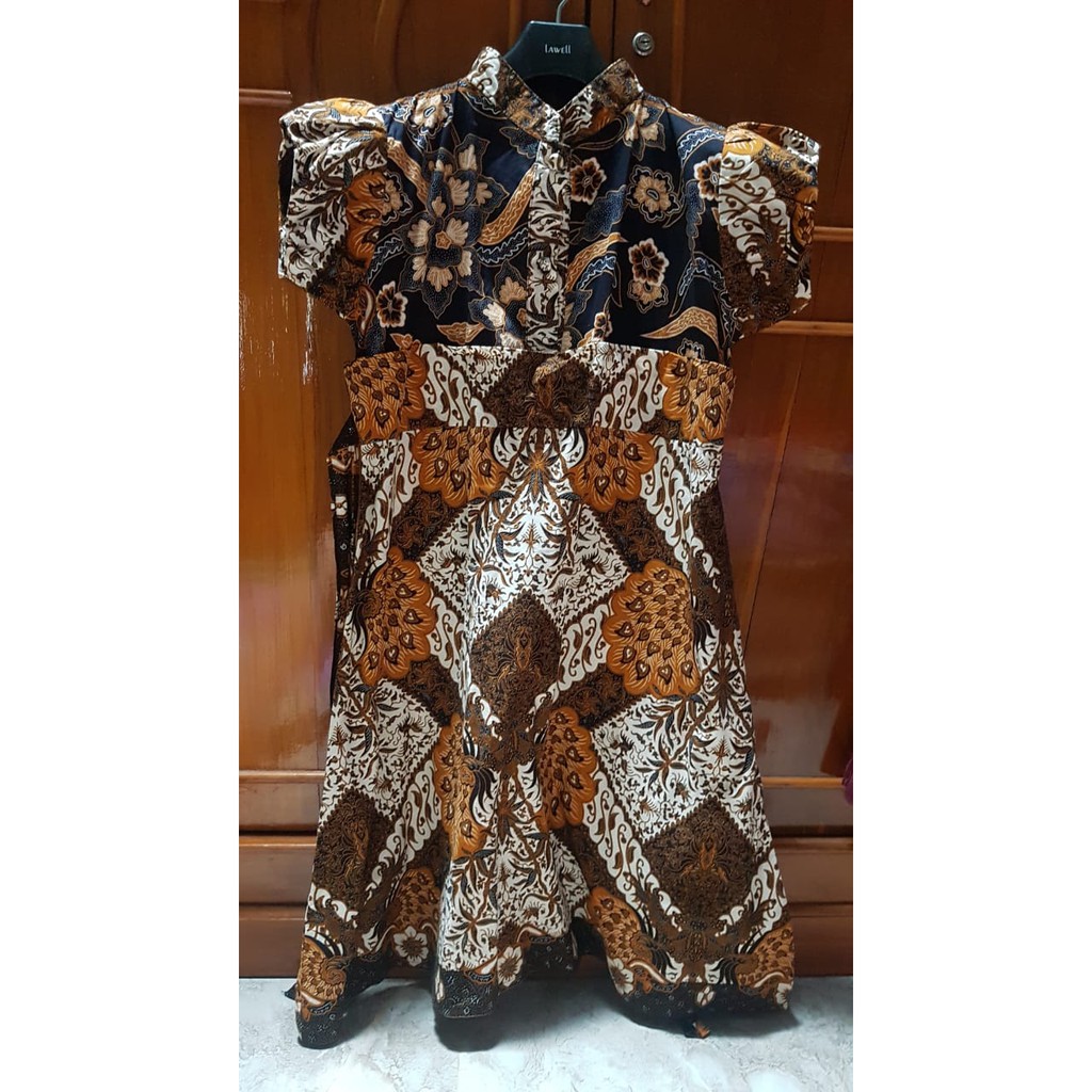 Midi Dress Batik (Preloved)