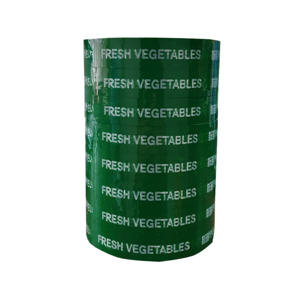 Isolasi Sayur-Lakban Sayur-Fresh Vegetable Tape MASTER PACK INDONESIA