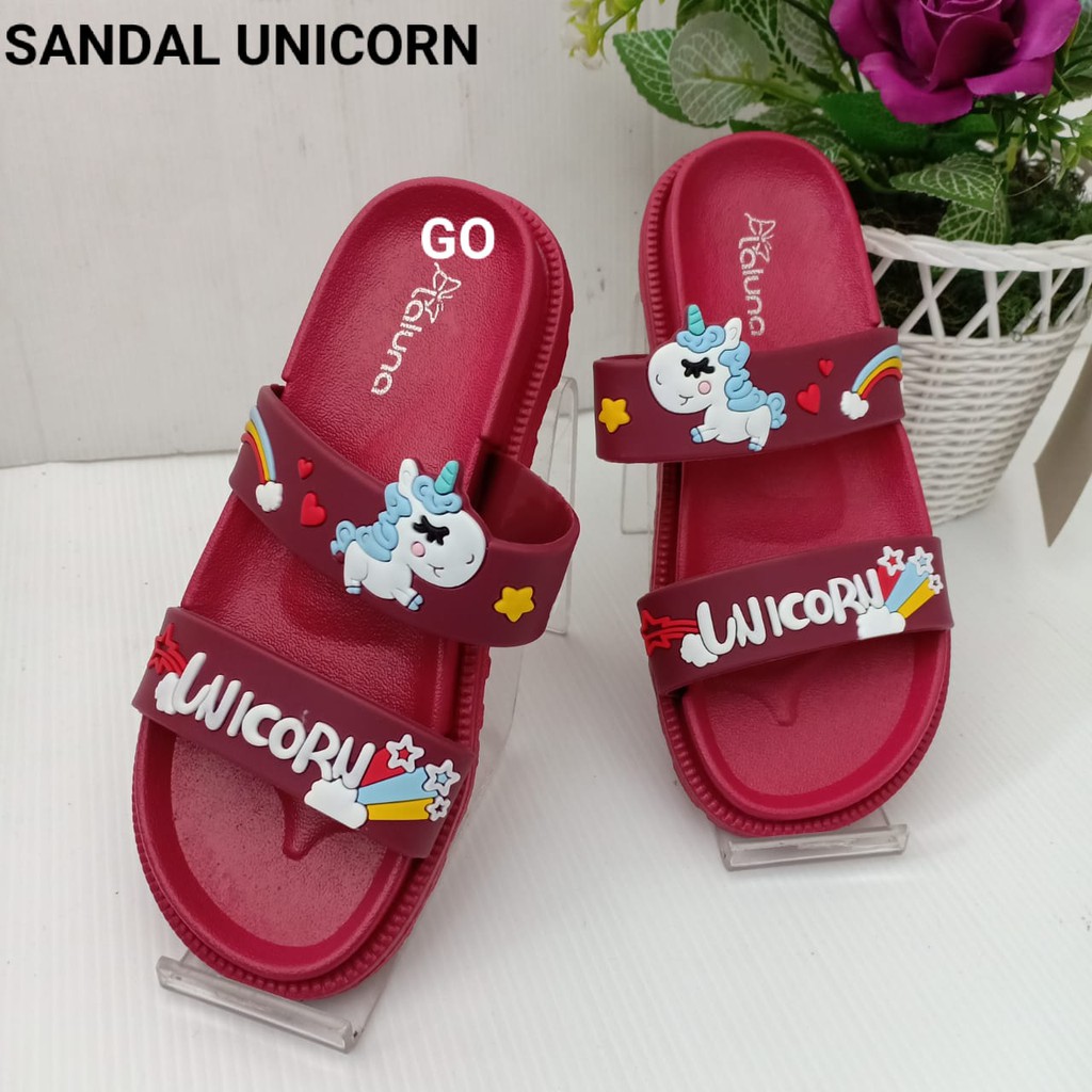 gos B SANDAL TALI UNICORN Anak Sandal Anak Perempuan Selop Tali