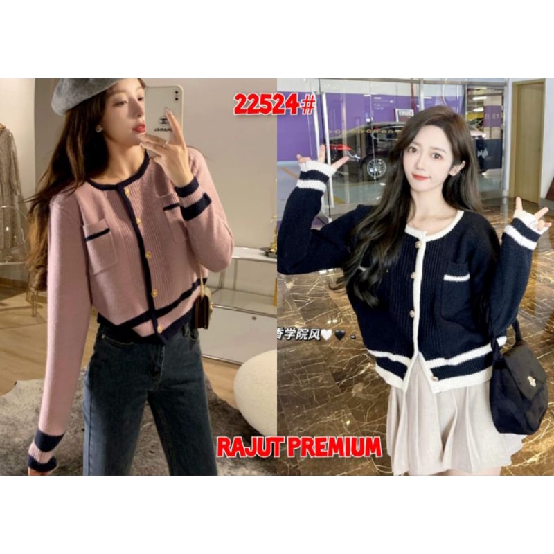 SWEATER RAJUT CROP IMPORT PREMIUM TEBAL
