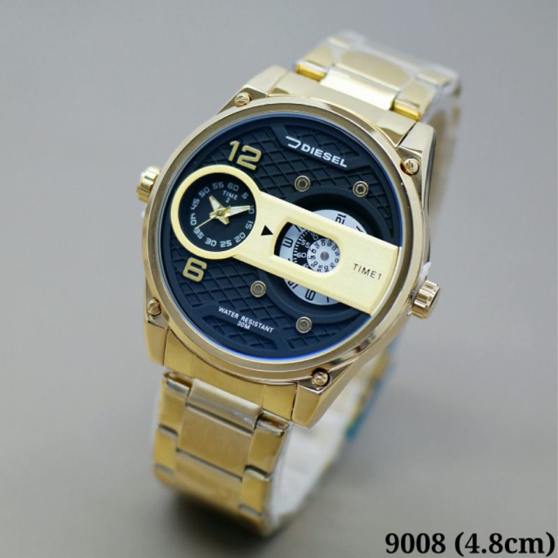 [5 VARIASI] Jam Tangan Pria Diesel Double Time Rantai