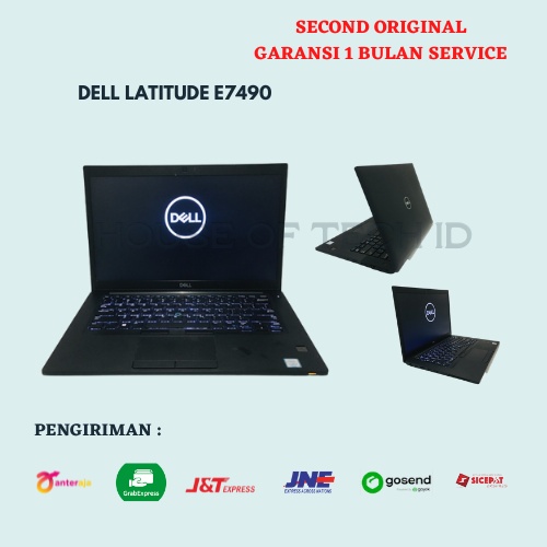 LAPTOP MURAH SECOND GARANSI DELL LATITUDE E7490 - GEN 8 CI7 2.8 GHZ