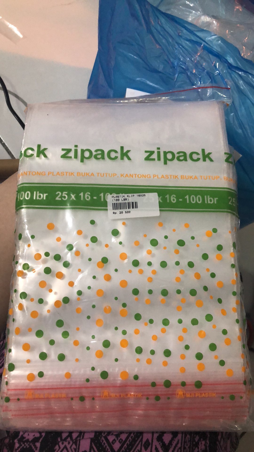 Plastik Klip 16x25 Ziplock (100 Lembar)