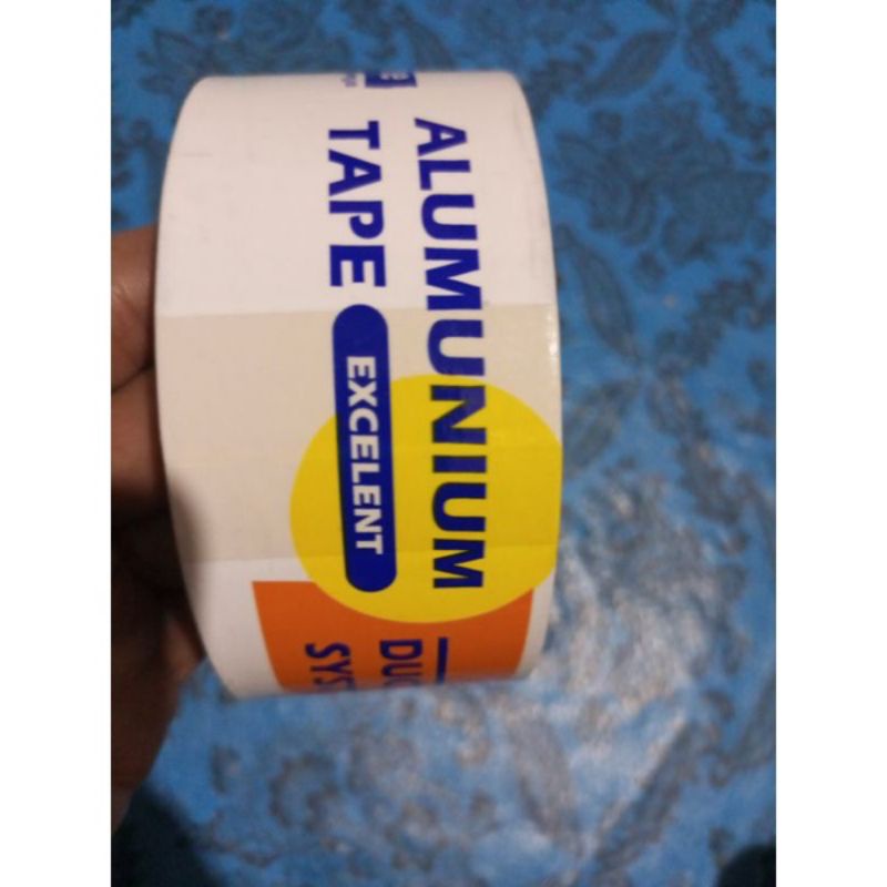 Lakban Aluminium 2 x 30  / Aluminium Foil Tape Muscle Tape / tambal panci roll