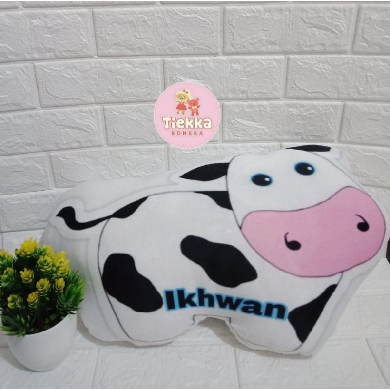 BANTAL KARAKTER SAPI BONEKA SAPI FREE NAMA MAINAN SAPI BANTAL BAYI BONEKA LUCU