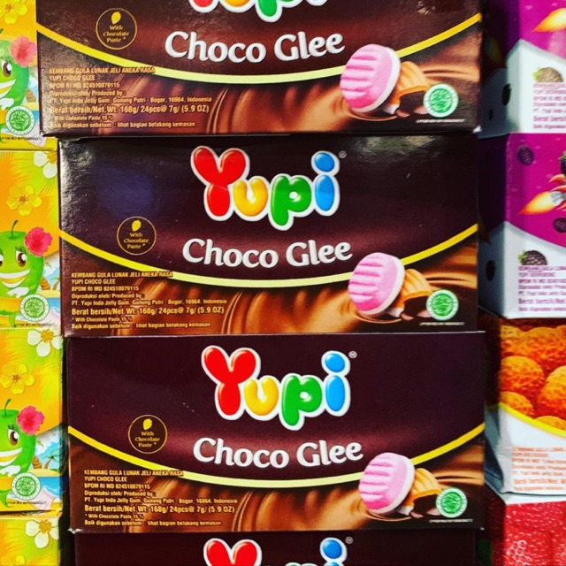 Yupi Choco Glee 1 box isi 24 pcs