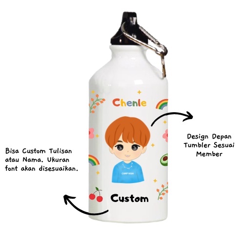 Tumbler KPOP / Hampers Tumbler KPOP Custom / Hampers Wisuda / Kado Ulang Tahun by Gifttale