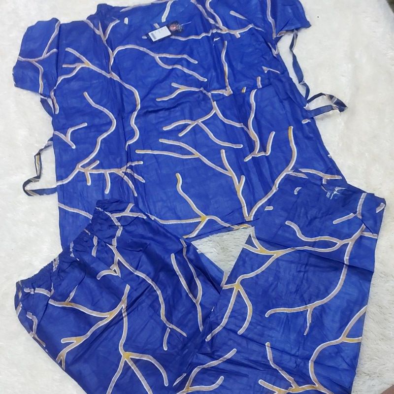 ONE SET PIYAMA CP TIEDYE WANITA / SET PAJAMAS TIE DYE CELANA PANJANG (etalase1)-Motif 29