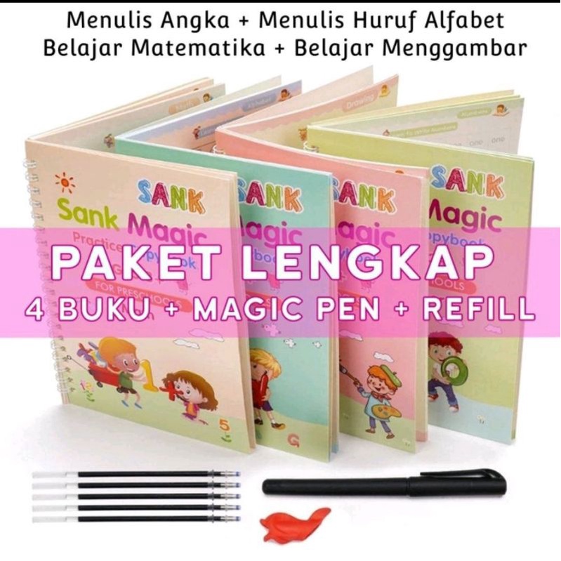 

SANK MAGIC BOOK SET / BUKU AJAIB