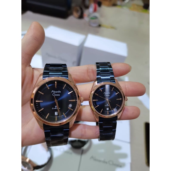 Alexandre Christie Ac 8654 / AC8654 Jam Tangan couple  Original