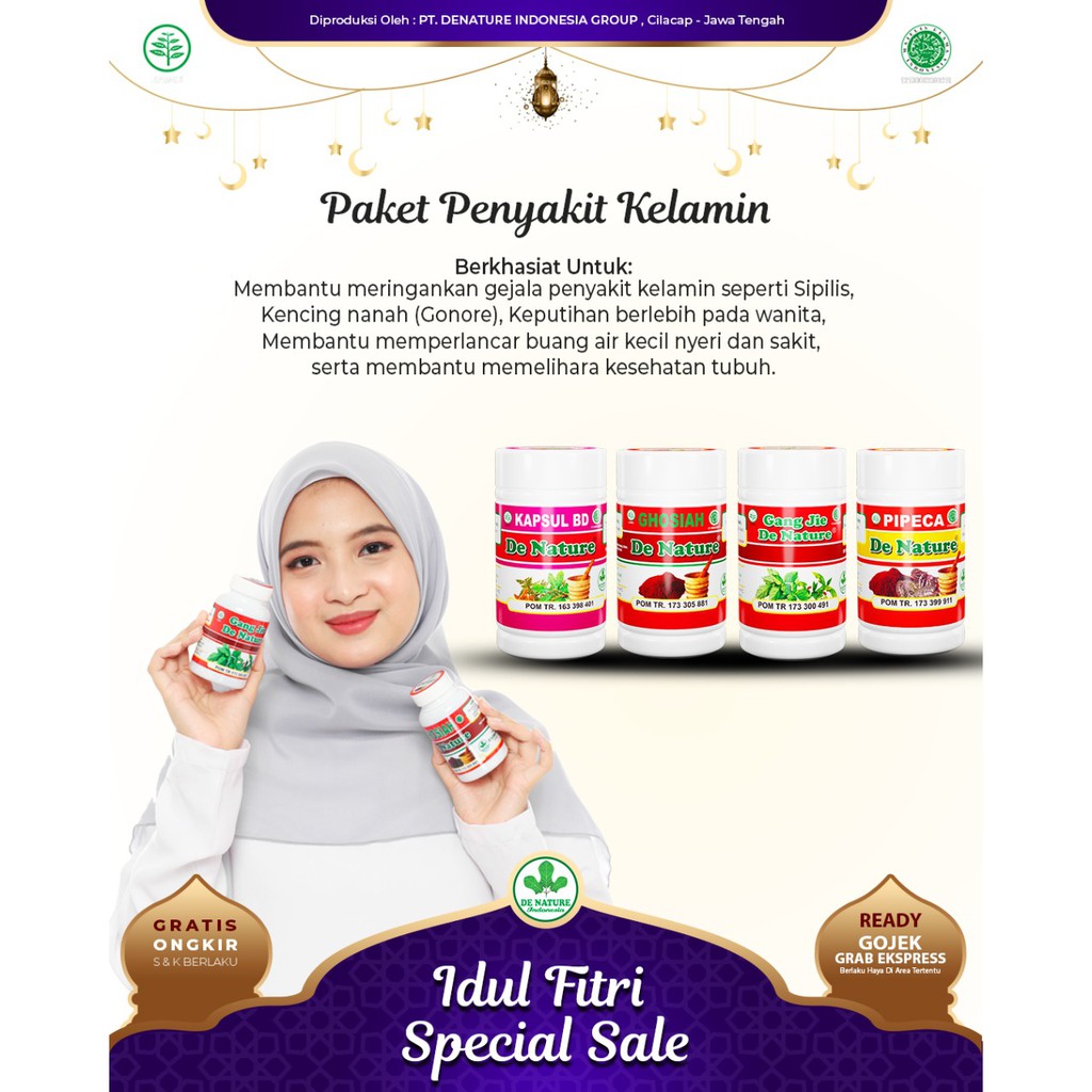 GANG JIE,GHO SIAH,PIPECA,KAPSUL BD DENATURE GARANSI ASLI COD