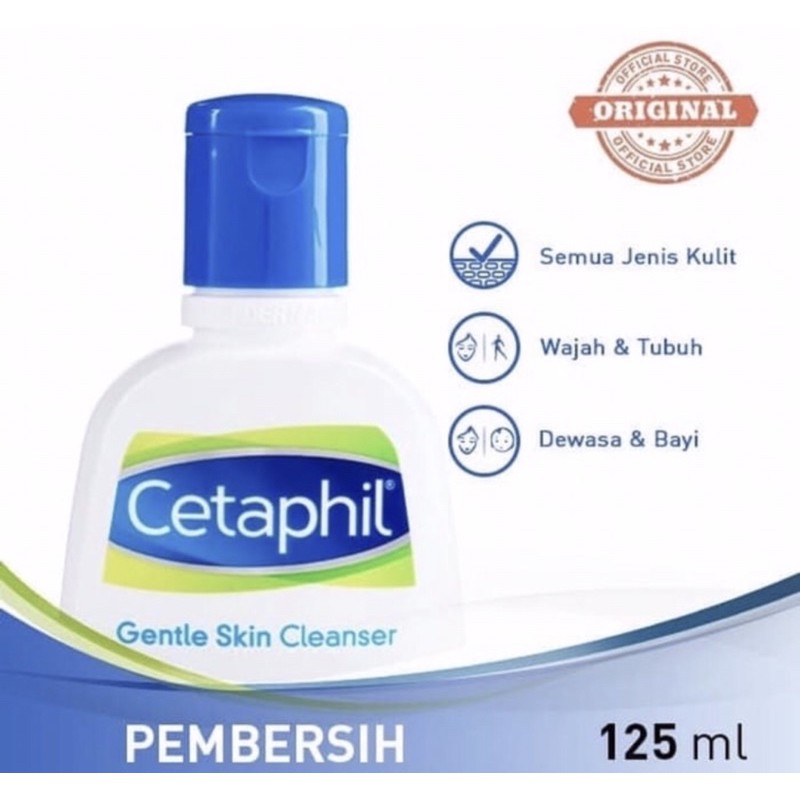 Cetaphil gentle skin cleanser 59 ml | 125 ml | 250 ml ( sabun muka untuk kulit sensitive )