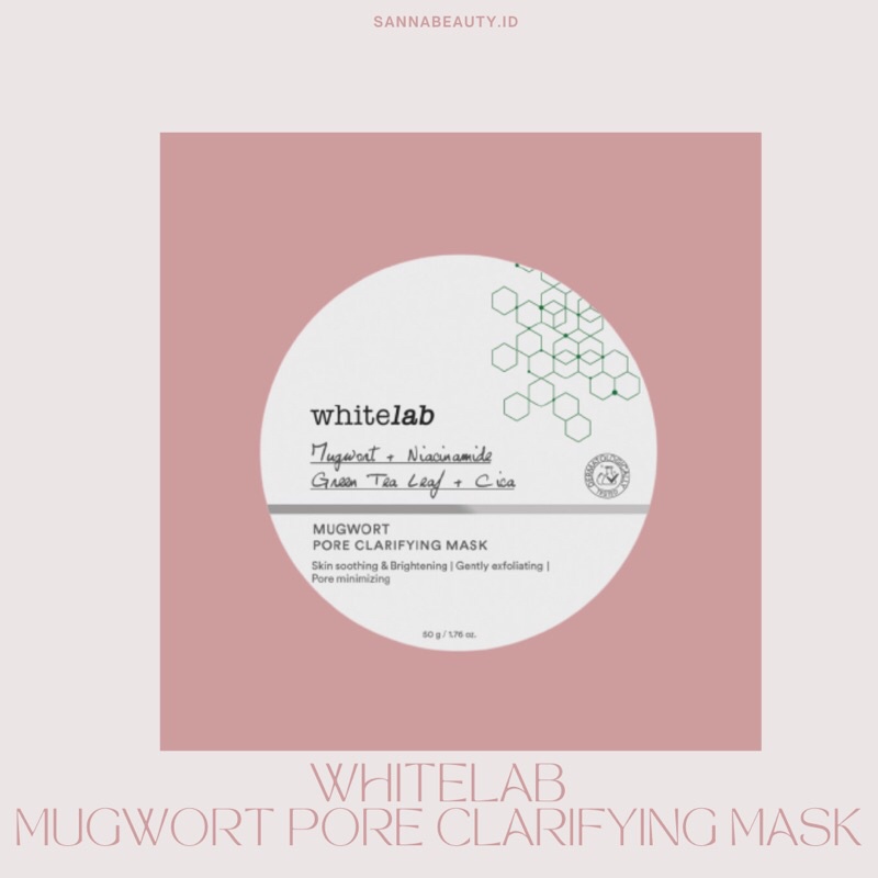 [RESELLER RESMI] WHITELAB MUGWORT PORE CLARIFYING MASK