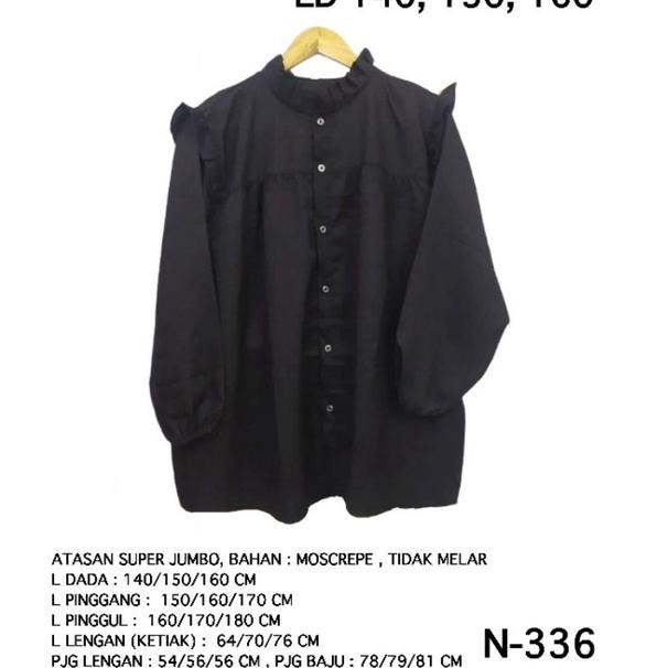 {KSB.26Au22ᵟ} ATASAN BIG SIZE WANITA LD 140, 150, 160 CM