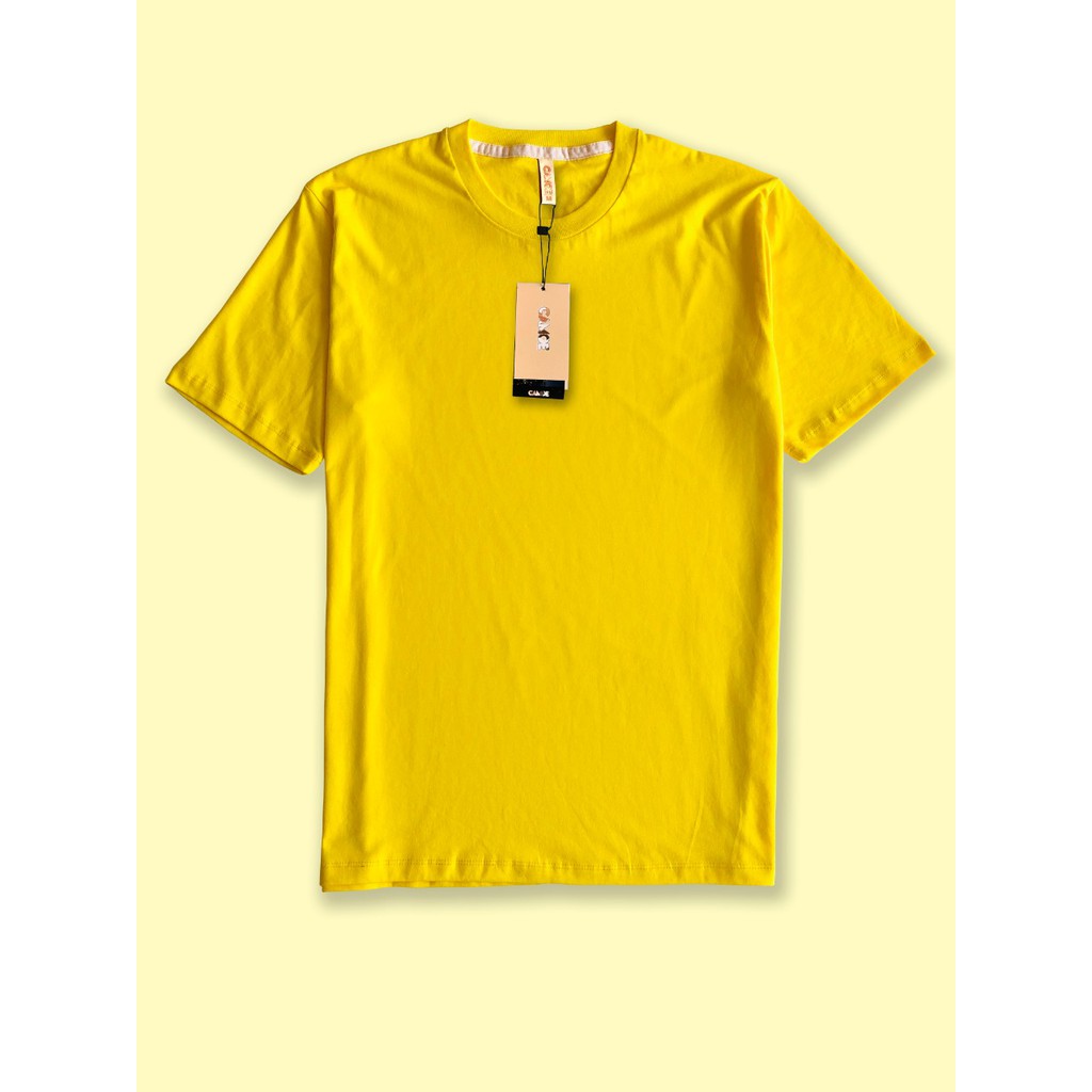 Kaos Polos CAMOE Premium Cotton ORIGINAL - Yellow Kuning