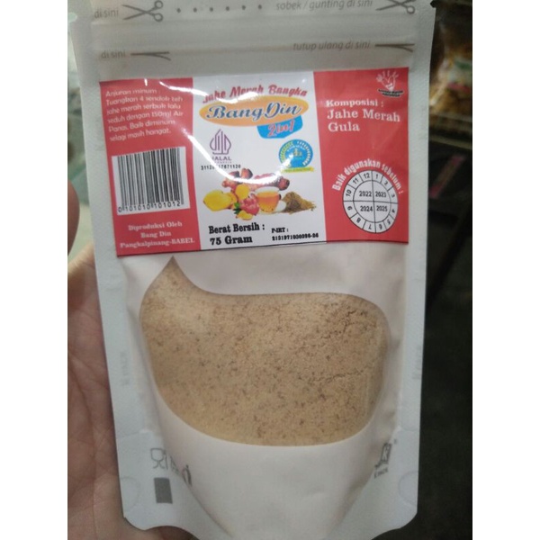 

jahe merah khas bangka 2 in 1