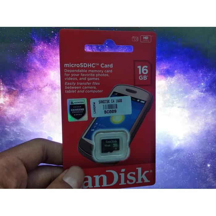 Micro SD Sandisk 16GB Original