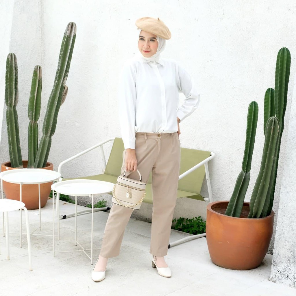 GIO PANTS / CELANA WANITA / CELANA KERJA / LINEN