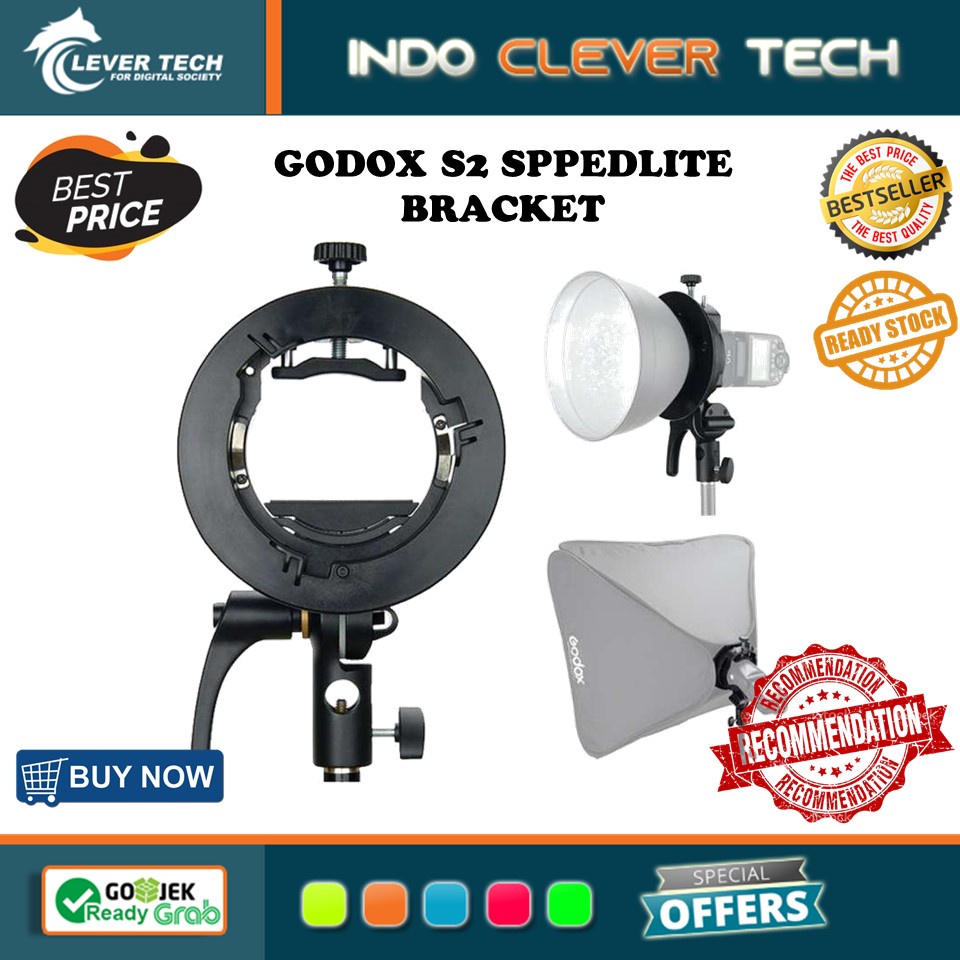 Godox S2 Speedlite Bracket For Bowens Mount