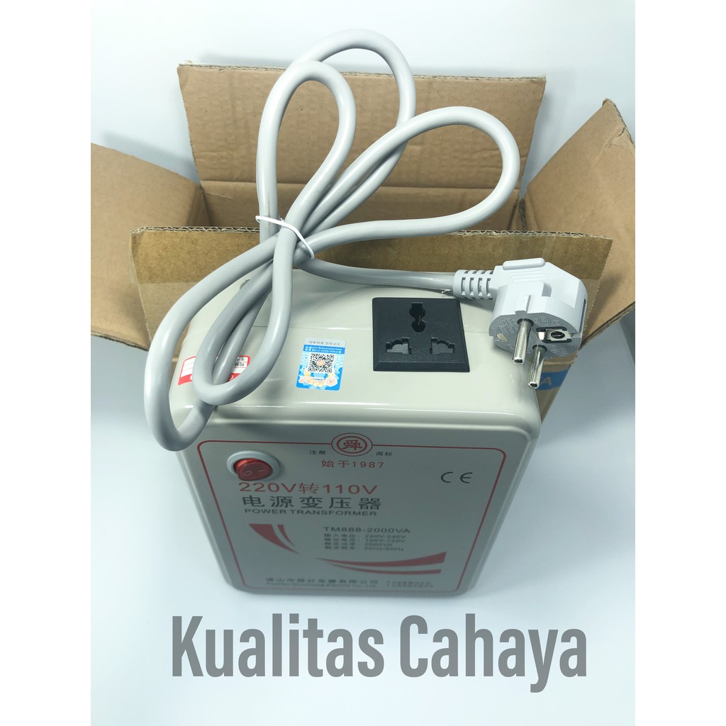 Trafo Stepdown 2000 Watt 127-130Volt Tegangan Tinggi Terjamin Kualitasnya