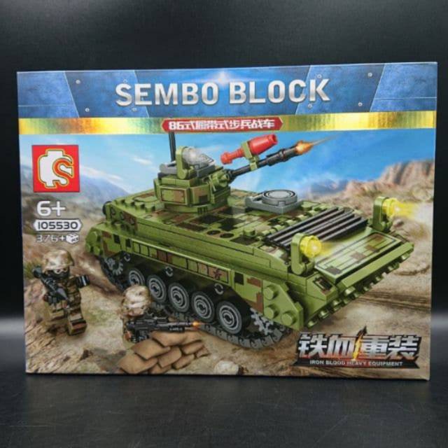 Lego Brick Mobil Tank Perang Army Military War