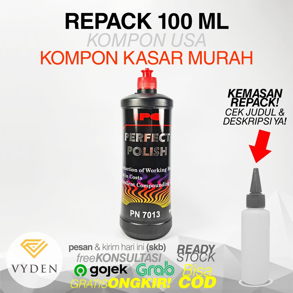 IPO PERFECT POLISH 100ml ECER Kompon Kasar Compound PN 7013 Baret Kusam Kerak Air Jamur MURAH