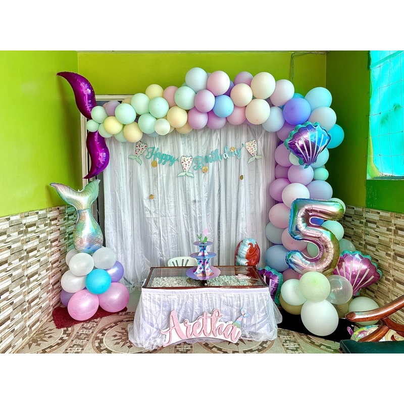 SEWA backdrop ulang tahun (pasang sendiri)