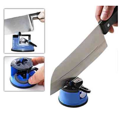 Alat Pengasah Pisau Dapur Suction Pad Knife Sharpener Bulat / Asahan Pisau Bulat / Kleva Sharp