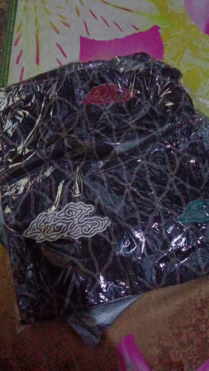 Maxi Cardi Jumbo Mega Mendung Batik Genes Megmen Parang Tarantula Kardigan Wanita Big Size