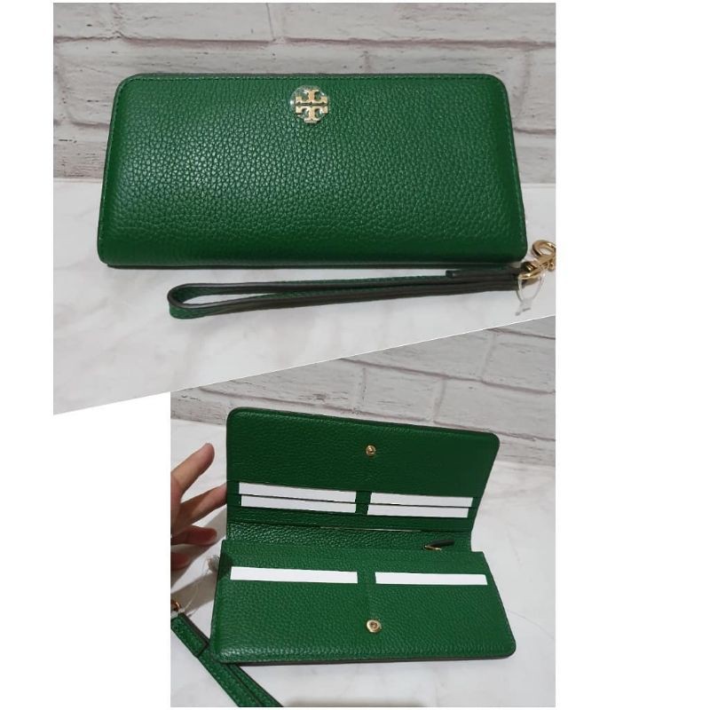 tb carter slim bifold wallet emerald green dompet wanita original