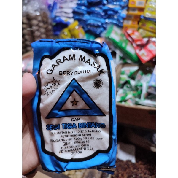 

GARAM Cap bintang 125gr garam beryodium garam masak