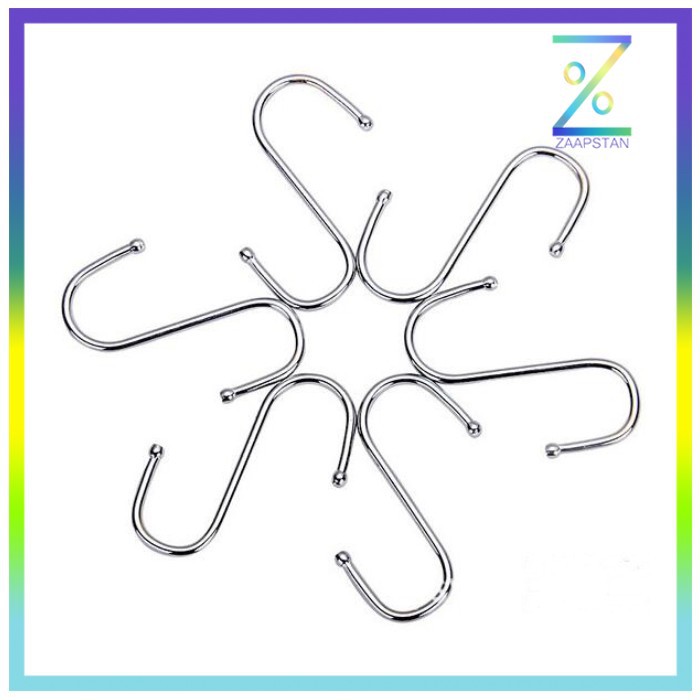 Hanger Gantungan Serbaguna Stainless Steel 10 PCS - M127105 - Silver