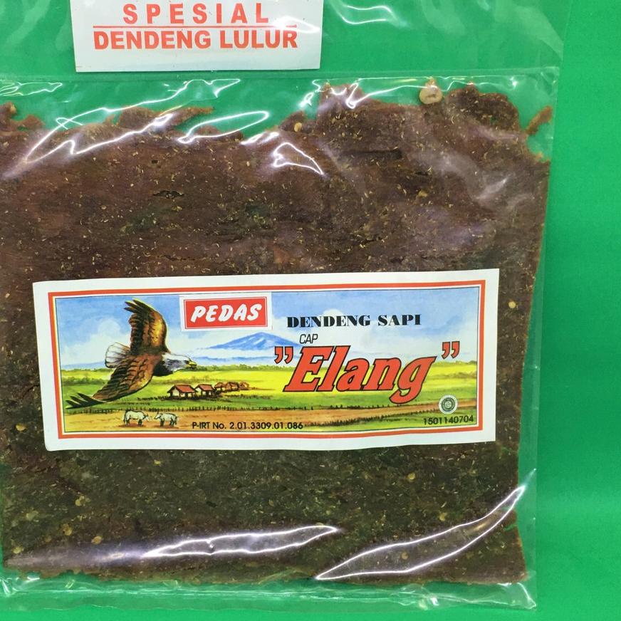 ☄️ Dendeng Sapi Kering Daging Sapi Boyolali Terkenal  Enak SPESIAL DENDENG CAP ELANG MANIS 250 gr |