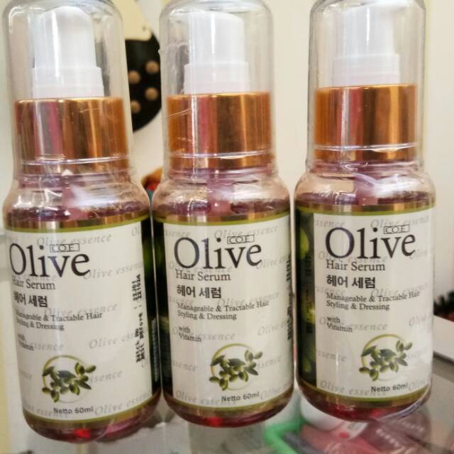 SYB OLIVE HAIR SERUM 60Ml ORIGINAL - TEKSTUR OIL YANG MENGUAP KERING TIDAK LENGKET &amp; BERMIMYAK LEPEK