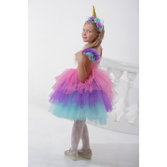 001 ameliarahma dress tutu kuda poni baju anak pesta ulang tahun perempuan