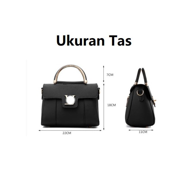 Handbag Wanita Tas Selempang V Berkualitas Premium Import