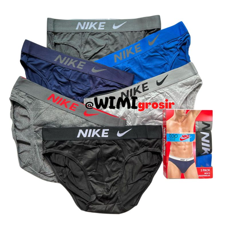 CD pria n1ke import spandex lembut isi [3pcs]