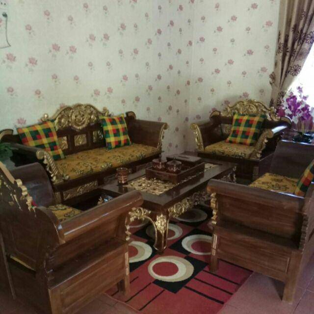 Kursi tamu jati madura matahari