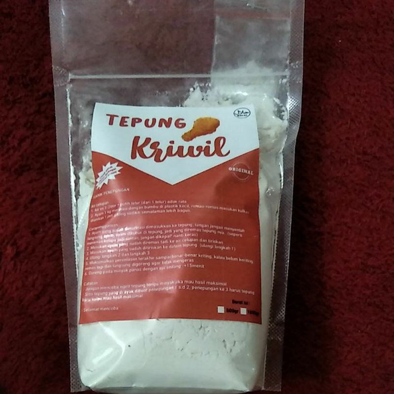

Tepung Kriwil/Tepung KFC/Tepung Crispy Serbaguna